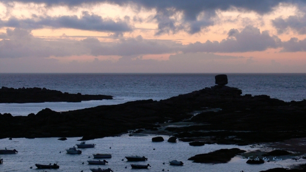 Crépuscule sur le dé